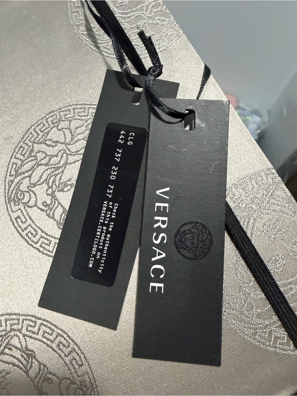 Versace Medallion Journal with Elastic Closure - Picture 4 of 4